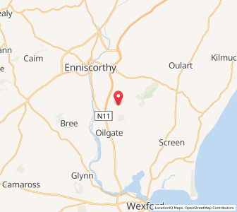 Map of Ballyrannel, LeinsterLeinster