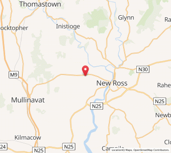 Map of Ballyreddy, LeinsterLeinster
