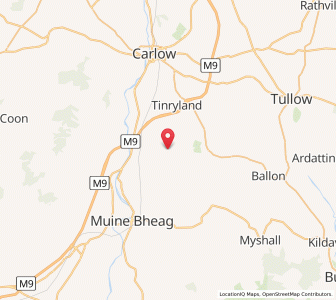 Map of Ballyrvan, LeinsterLeinster