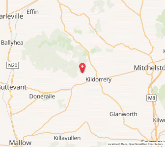 Map of Ballyshanock, MunsterMunster