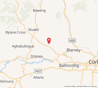 Map of Ballyshoneen, MunsterMunster