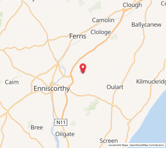 Map of Ballysinon, LeinsterLeinster