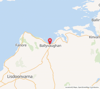 Map of Ballyvaghan, MunsterMunster