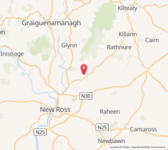 Map of Ballywilliam, LeinsterLeinster