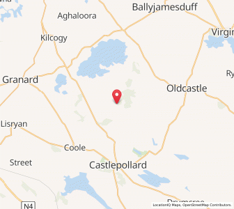 Map of Balnacart, LeinsterLeinster