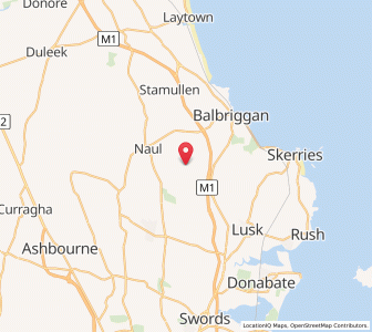 Map of Balrickard, LeinsterLeinster