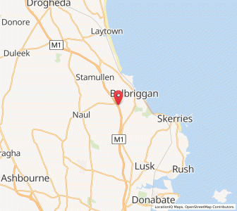 Map of Balrothery, LeinsterLeinster