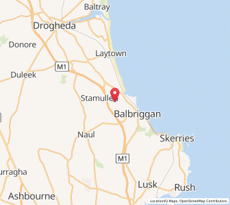 Map of Balscaddan, LeinsterLeinster