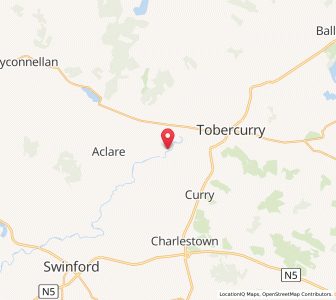 Map of Banada, ConnaughtConnaught