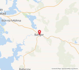 Map of Bangor, ConnaughtConnaught