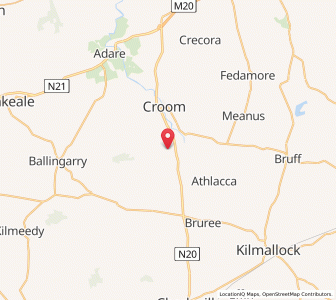 Map of Banoge, MunsterMunster