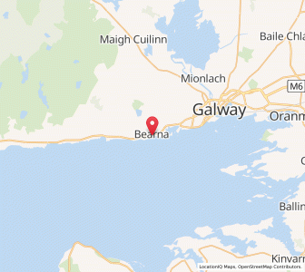 Map of Barna, ConnaughtConnaught