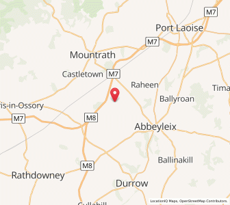 Map of Barnadarrig, LeinsterLeinster