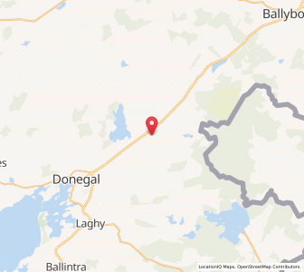 Map of Barnesmore, UlsterUlster
