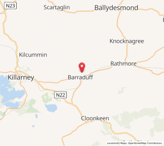 Map of Barraduff, MunsterMunster