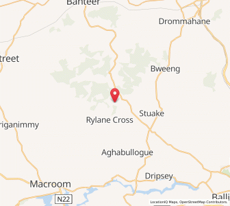 Map of Barrahaurin, MunsterMunster