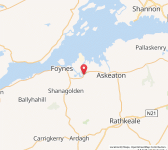 Map of Barrigone, MunsterMunster