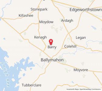 Map of Barry, LeinsterLeinster