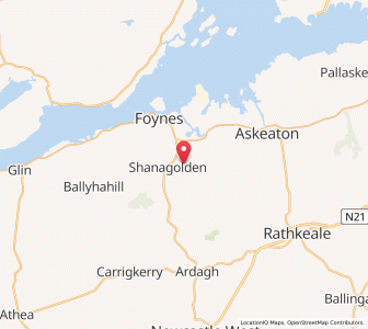 Map of Bartholomews Bridge, MunsterMunster