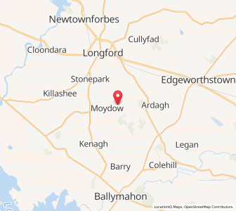 Map of Bawn Cross Roads, LeinsterLeinster