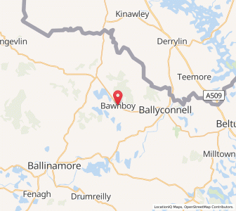 Map of Bawnboy, UlsterUlster