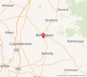Map of Bawnoge, LeinsterLeinster