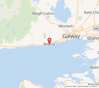 Map of Bearna, ConnaughtConnaught