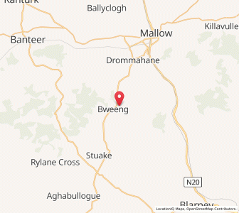 Map of Beennamweel, MunsterMunster