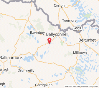 Map of Bellaheady Bridge, UlsterUlster