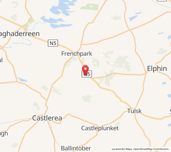 Map of Bellanagare, ConnaughtConnaught