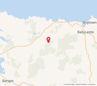 Map of Benmore, ConnaughtConnaught