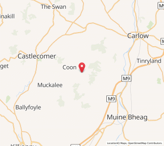 Map of Black Bridge, LeinsterLeinster