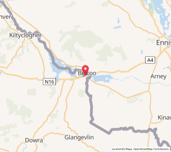 Map of Blacklion, UlsterUlster