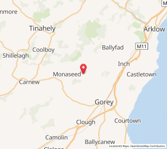 Map of Blackwater Bridge, LeinsterLeinster