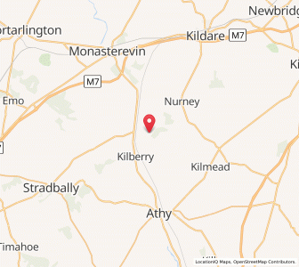 Map of Boherbaun Lower, LeinsterLeinster
