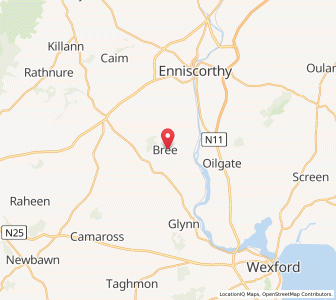 Map of Bree, LeinsterLeinster