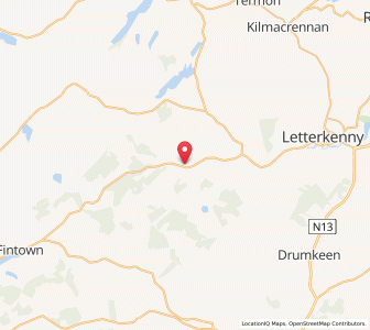 Map of Breenagh, UlsterUlster
