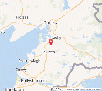 Map of Bridgetown, UlsterUlster