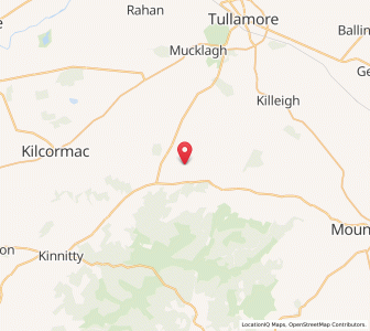 Map of Brogherled Cross Roads, LeinsterLeinster