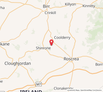 Map of Brosna, LeinsterLeinster