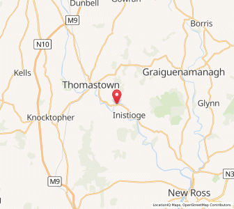 Map of Brownsbarn Bridge, LeinsterLeinster