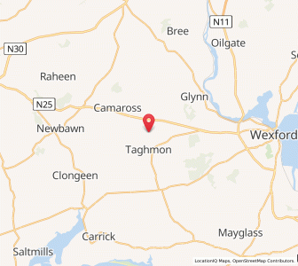 Map of Brownscastle Bridge, LeinsterLeinster