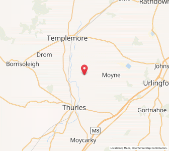 Map of Brownstown Cross Roads, MunsterMunster