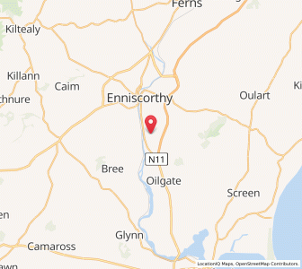 Map of Brownswood, LeinsterLeinster
