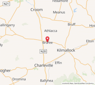 Map of Bruree, MunsterMunster