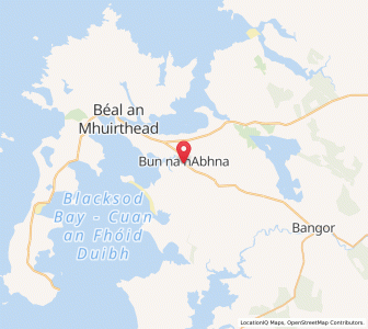 Map of Bunnahowen, ConnaughtConnaught