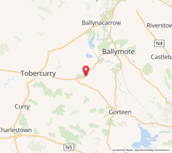Map of Bunnanaddan, ConnaughtConnaught