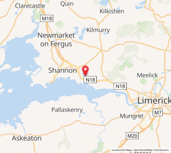 Map of Bunratty East, MunsterMunster