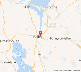 Map of Bunree, ConnaughtConnaught