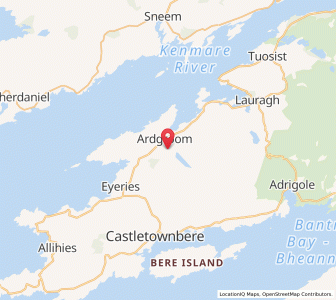 Map of Bunskellig, MunsterMunster